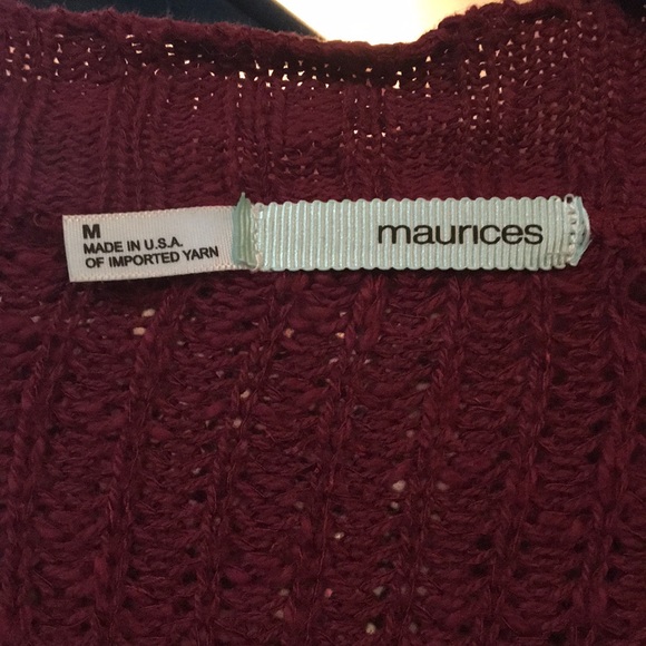 Deep red cardigan - Picture 2 of 2